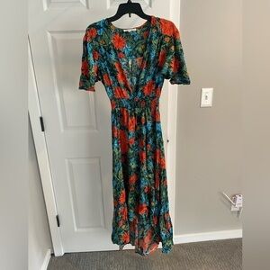 Dresses Abel The Label Fantasy Floral Tiered Cottage Core Dress XS